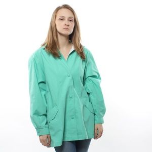 Bright Light Green London Fog Rain Jacket